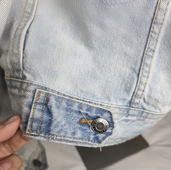 Mossimo Supply Co. Size L Soft Sky Blue Denim - Picture 8 of 12